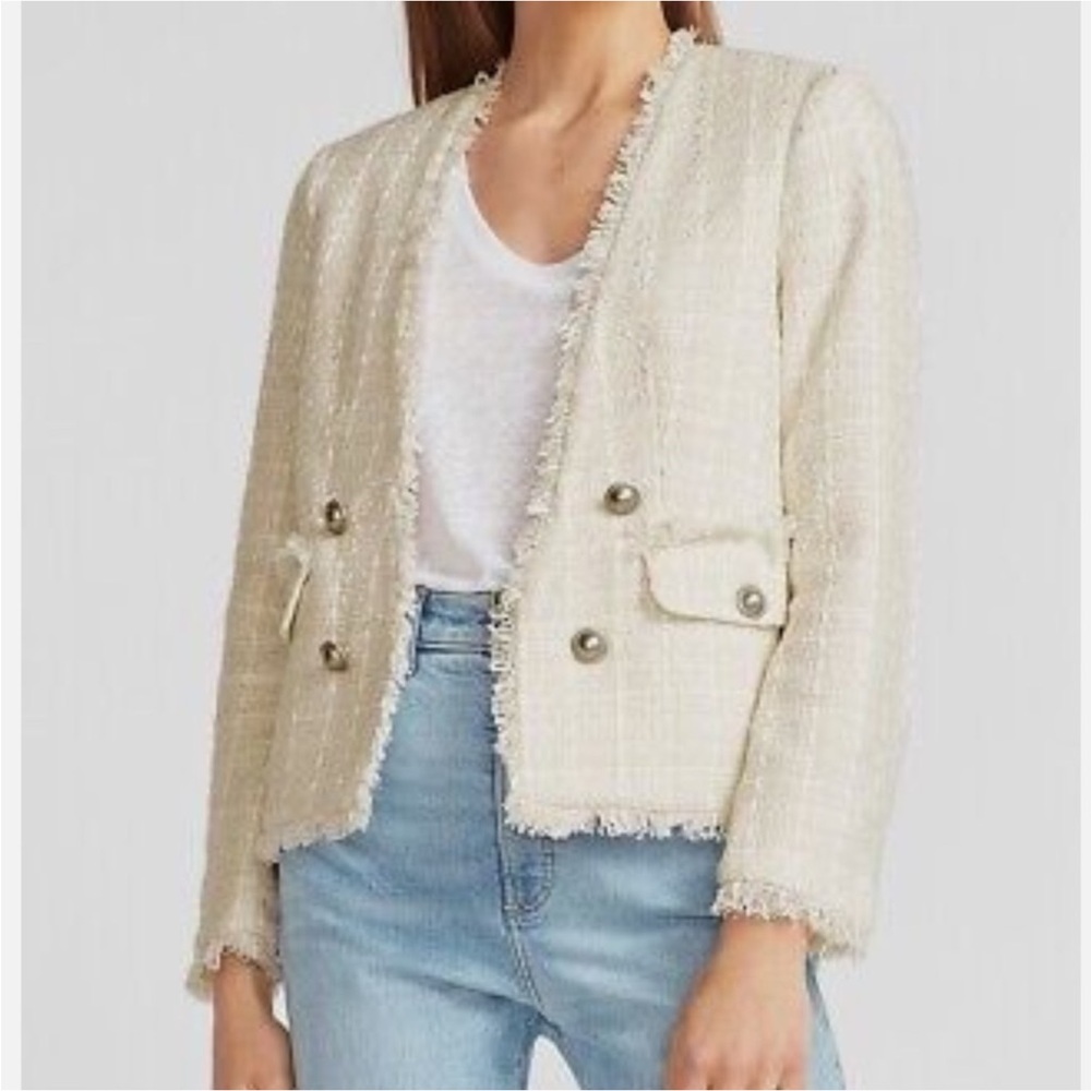 Express Tweed Boucle Jacket - Picture 11 of 12